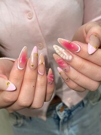 ピンクネイル
