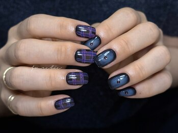 フォーシック 大森(fourchic)/ちぐはぐデザインネイル