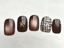 アイネイルズ 恵比寿店(I nails)/上品チョコツイード　10140円