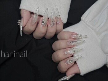 ハニーネイル(hani nail)の写真/【爪の長さや形にお悩みがある方必見！デザインと合わせて理想の指先へ♪】大人女性の為の長さ出しに★