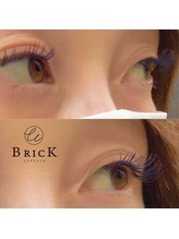 ブリック アイラッシュ(BRICK eyelash)/カラーフラットラッシュ