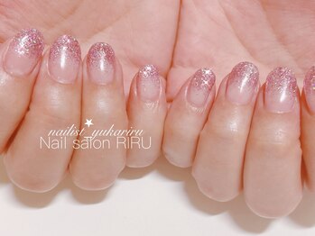 リル(RIRU)/ピンクmixラメグラデーション