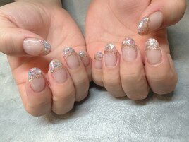 カラフルシェルネイル☆