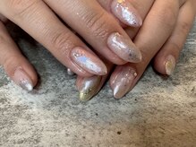 アズール(A/ZOOR)/キラキラニュアンスネイル