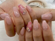 ディーネイル 池袋(D-nail)/【山崎】ピンクカラーグラデ