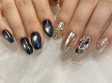 アイヴィー(IVY)/enoi/ビジュー/ネイビー 