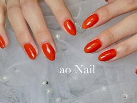 ワンカラー　シンプルネイル