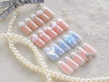 エバーアイズ 関内店(EVER EYES)の写真/ハンドオフ込4000円~持ち込みアートコース7500円~!ニュアンス等シンプルネイルやワンホンネイル等対応♪