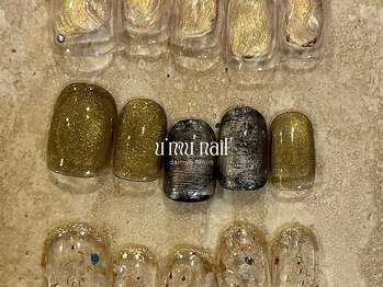 ウームネイル ダイミョウテンジン(u'mu nail daimyo tenjin)の写真/《口コミ高評価サロン◎》お気に入りのネイルで見るたび気分がUPする指先に！繊細アートもお任せください♪