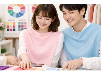 シロイロ(shiroiro)の写真/【ペア割あり】比較できるから似合うが明確に。一緒に似合う色を見つける特別な時間を体験しませんか？