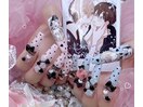 痛ネイル 3D レース ドット