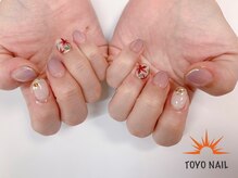 トヨネイル(TOYO NAIL)/手描きフラワー☆