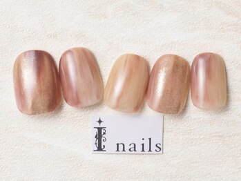 アイネイルズ 池袋店(I-nails)/ニュアンスブラウンゴールド