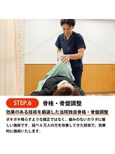 新所沢美原町整体院/施術の流れ【６】骨格・骨盤矯正