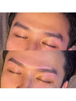 トップルック 横浜店(TOP LOOK)/メンズ眉毛ビフォーアフター