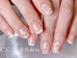 春の桜ネイル