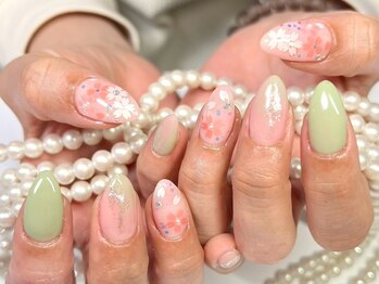アンドシュシュネイル(&CHOU CHOU nail)/定額アート