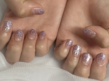 秋桜./ラメグラデーション