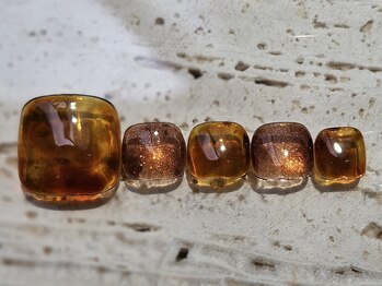 プロモート 岡山城下店(Promote)/秋♪べっこうネイル