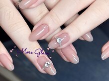 モアグラム 池袋東口店(More Glam)/指輪風ダイヤモンドネイル