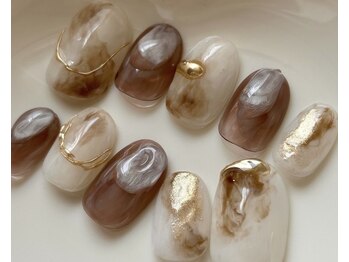 アース ネイルアンドアイラッシュ 甲府昭和店(HAIR & MAKE EARTH Nail&Eyelash)/ニュアンスデザイン