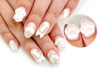 ネイルコレクション ピンク(Nail Collection Pink)/ジェル放題☆猫耳:肉球:しっぽ