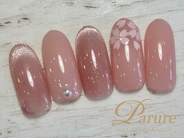 定額Aコース　桜　ピンク