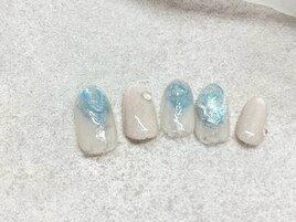 ニュアンスネイル/夏ネイル