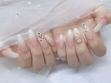 レオ 六本木店(Leo)の雰囲気（シンプルな綺麗めネイル♪長さだし、フィルイン可能です◎）