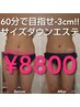 【8周年クーポン】目指せ-3cm！サイズダウンエステ／¥17500→¥8800