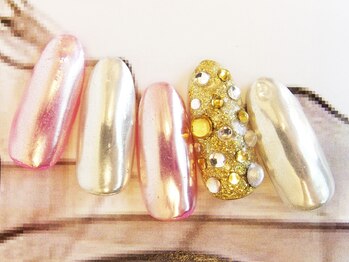 ティーエヌ 名古屋矢場町店/デザインネイル￥6980