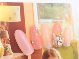 春夏ネイル たらしこみ