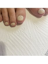 プリュネ(Prune)/フットネイル/ホワイト