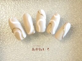 秋冬ネイル　大人シンプル