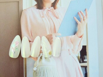 オーロラマーメイドネイル