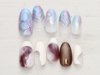 ネイルミックス 新宿店(Nail Mix)の写真/【5990円★トレンドコース(60分)】シーンに合わせたオシャレなネイルで指先からHAPPYに♪（新作6/1～）