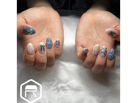 Blue nail
