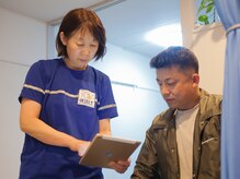 養命館の雰囲気（沢山のメニューからぴったりなものをお選びします）
