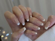 エムプラスネイル 新宿(M+Nail)/清楚推しネイル