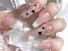 【HAND/￥15000】 持ち込みシンプルデザインコース（長さだし10本） 120分