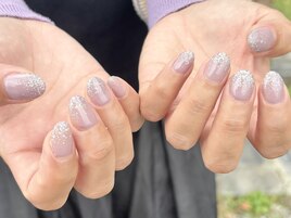 紫陽花カラーネイル