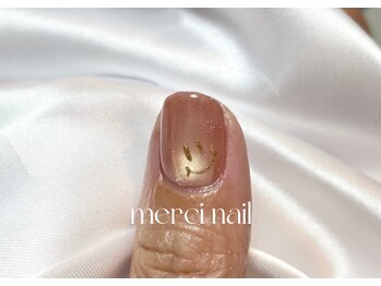 メルシィネイル(merci nail)/手描きアート　【スマイル】