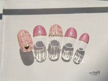 アンドラッシュ アンドネイル 本郷三丁目駅前店(and lash/and nail)/全体アート/定額華やか