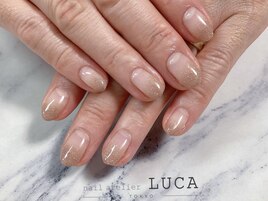 W-414 大人上品ラメグラネイル