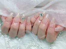 ノア ネイル(Noa Nail)/ラメグラデ　春ネイル