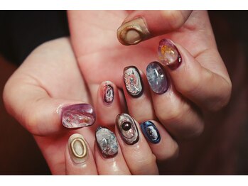 ネイルスタジオ リーベル(nail studio Liber)/おまかせニュアンスネイルB+a