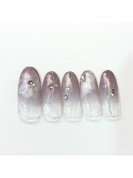 グラマラス アンジェアイ 荻窪店(glamourous ange eye)/上品グラデーションネイル