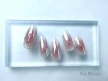ネイル ドゥ 岡山駅前店(Nail Doux)/大人チークネイル