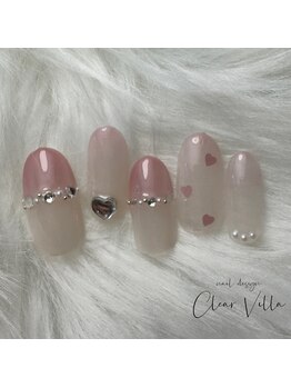 ネイルサロンクリアヴィラ(nail salon clear villa)/GirlyStyle collection¥10990