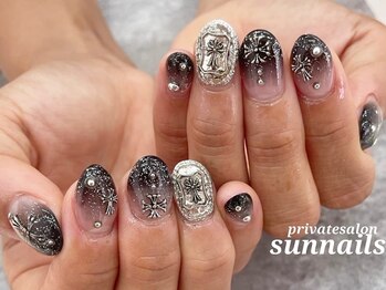 サンネイルズ(sun nails)/6本アート